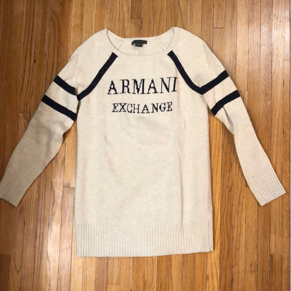 Women’s Armani Exchange long sweater. Size M